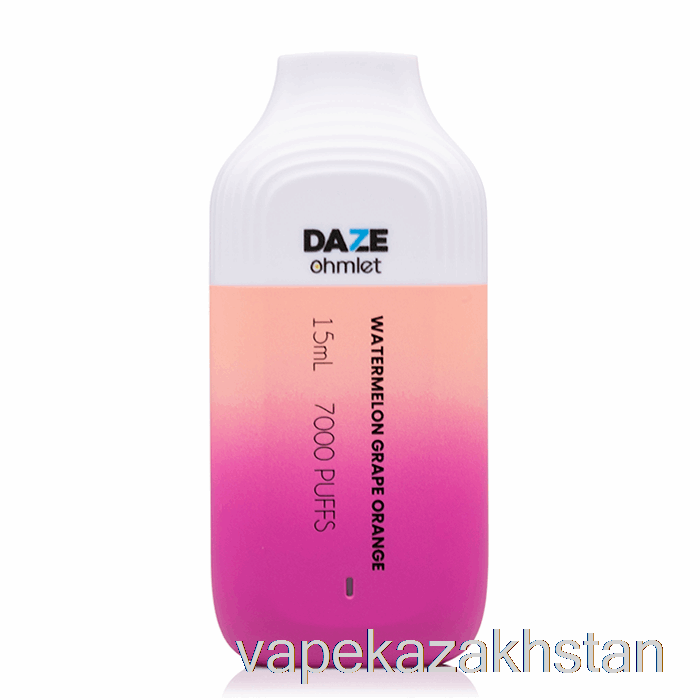 Vape Smoke 7 Daze OHMLET 7000 Disposable Watermelon Grape Orange